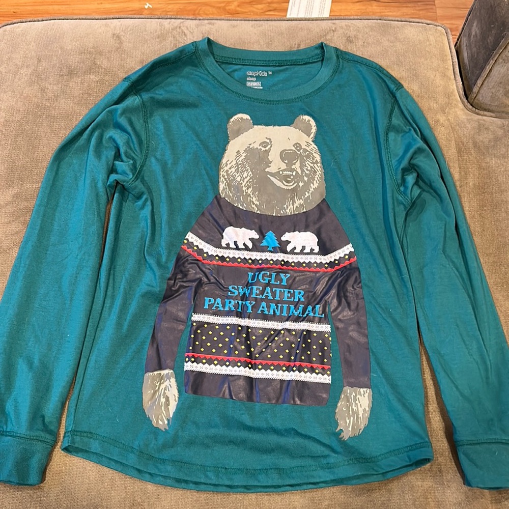 Boys Gap Kids Sleep Long Sleeve Shirt - size 14